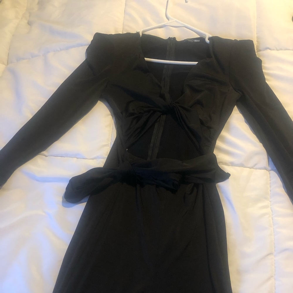 Black fashion nova jumpsuit